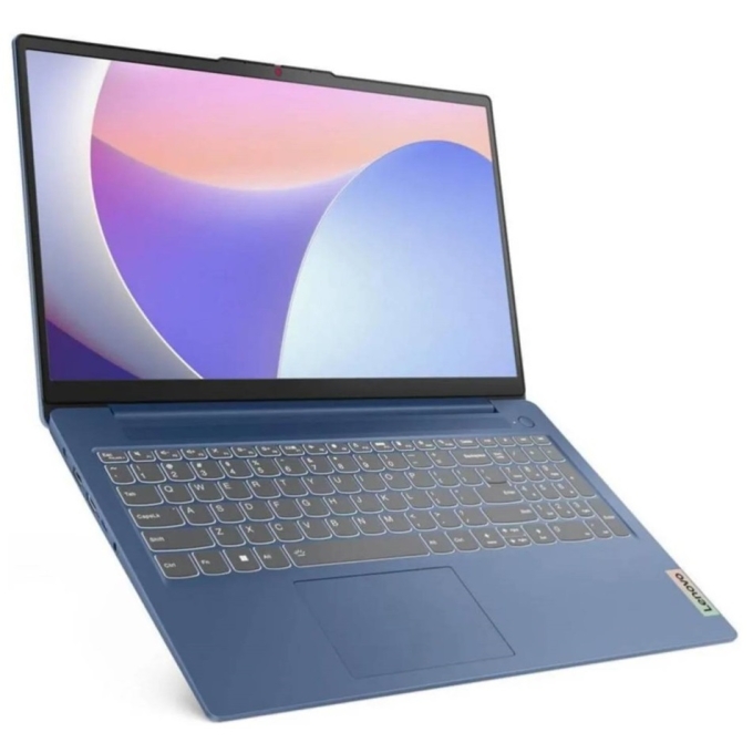 Laptop Lenovo IdeaPad Slim 3 15AMN8, AMD Ryzen5 7520U, Memoria RAM 8Gb, Disco Solido 512Gb SSD, Pantalla 15.6pulgadas Full HD, Azul Abyss, Win11 Home 82XQ00EWLM / Lenovo