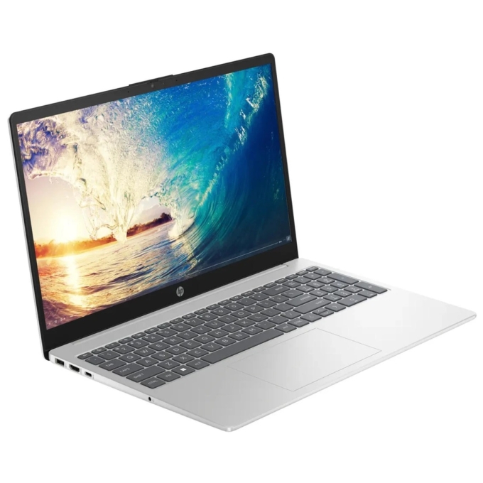 Laptop HP 15-fd0055la, Intel i5-1235U, Memoria RAM 8Gb - Disco Solido 512Gb SSD - Plata - Pantalla 15.6pulgadas Full HD 1920x1080 / HP
