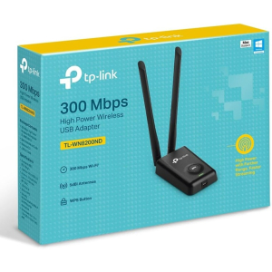 Adaptador USB Inalambrico TP-LINK WN8200ND Alta Potencia a 300Mbps Wireless - rompemuro / TP-LINK
