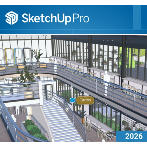 Licencia SketchUp Pro oficial - 1 PC - ANUAL - DIGITAL - Software de arquitectura / SketchUp