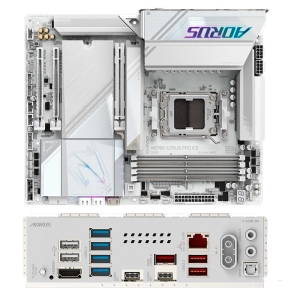 Placa Madre Mainboard Motherboard GIGABYTE X870E AORUS PRO ICE, Chipset AMD X870E, Socket AMD AM5, ATX / Gigabyte