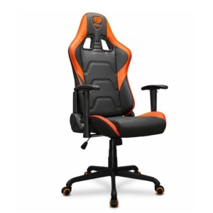 Silla de Juego COUGAR Armor Elite CGR-ELI - Cuero PVC, Acero - Naranja, Negro / COUGAR