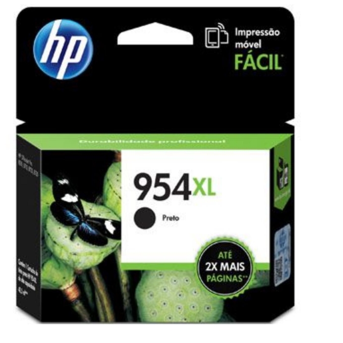 Cartucho De Tinta HP 954XL Black (L0S71AL) 8210/8710/8720/8730/7740 2000 Paginas / HP