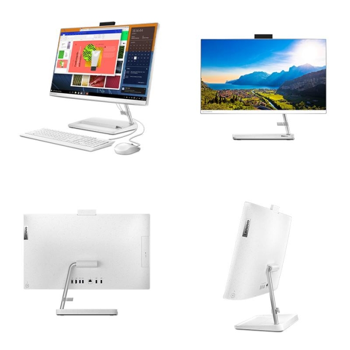 All in one Lenovo IdeaCentre 3 24ALC6, Ryzen 5 7430U, Memoria RAM 8GB, Disco solido 512Gb, Pantalla 23.8pulgadas FHD IPS, Win11 / Lenovo
