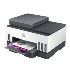 Impresora Hp de inyeccion de tinta multifuncion HP 790 Inalambrico Smart Tank - Color - Copiadora/Fax/Impresora/Escaner - 23 ppm Mono/22 ppm de impresion en color - 4800 x 1200 dpi Impresion - Duplex impresion Automatico - Hasta 6000 paginas al mes - 250 hojas Entrada - Color De Superficie Plana Escaner - 1200 - Color Fax - Ethernet - LAN inalambrica - Apple AirPrint, Android Print Service Plugin, HP Smart App, Mopria, Wi-Fi Direct - USB