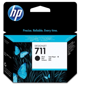 Cartucho De Tinta HP 711 Black 80ML (CZ133AL) T120/T520