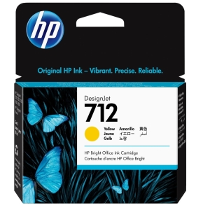 Cartucho De Tinta HP 712A Yellow (3ED69A) T210/T230/T250/T630/T650