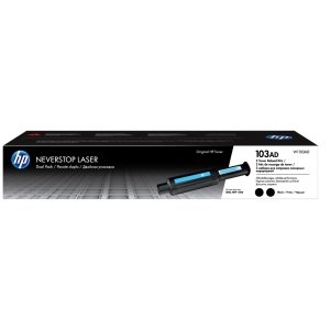 PACK X2 KIT TONER HP 103A NEGRO (W1103AD) NEVERSTOP 1000/1200 2500 PAG C/U