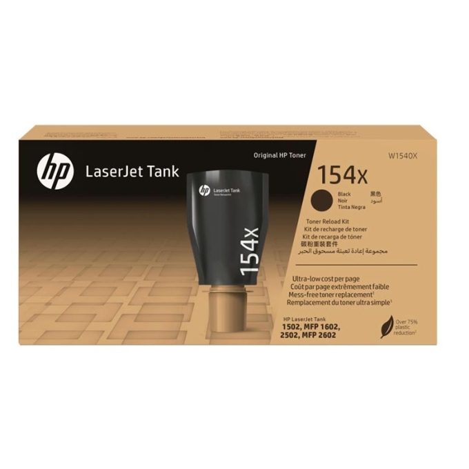 Toner HP W1540X (154X) P/ LJ 1502/ 2502/ MFP 1602W/ 2602SDW/ 5000 Paginas Black / HP