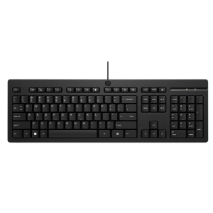 TECLADO HP 125 WIRED 266C9AA 266C9AA#ABM / HP-ACCESORIOS