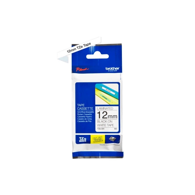 Cinta BROTHER TZE-231 PT-1090/1400/2730VP BLACK / Brother