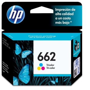 Cartucho De Tinta HP 662 Tricolor (CZ104AL) 1015/2515/3515/4645