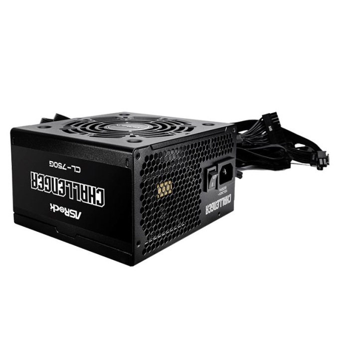 Fuente de alimentacion Asrock, 750W, ATX, 80 Plus Gold. / Asrock