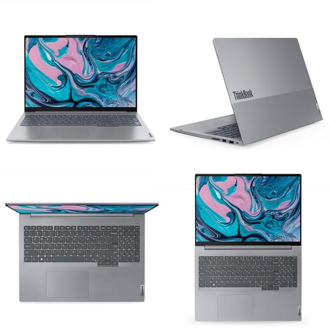 Laptop Lenovo ThinkBook 16 G7 IML, 16pulgadas WUXGA IPS, Core Ultra 7 155H 4.8GHz, 16GB DDR5-5600, Disco solido 512Gb, Win11 / Lenovo