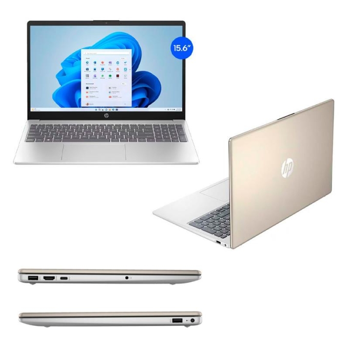 Laptop HP 15-fc0012la, AMD Ryzen 7 7730U, Memoria RAM 16Gb, Disco solido 512Gb, Pantalla 15.6pulgadas / HP
