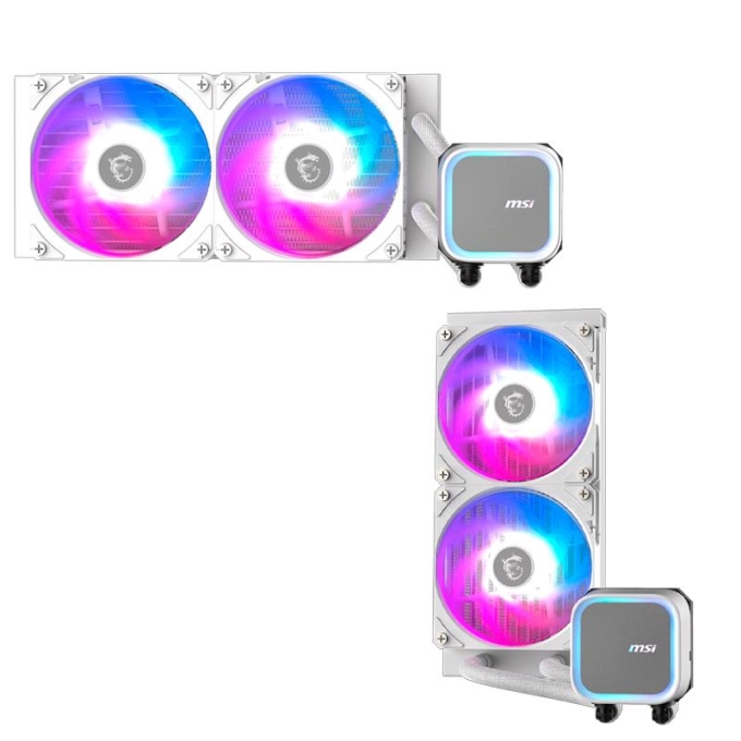 Refrigeracion liquida MSI MAG CORELIQUID A13 240 WHITE / Cantidad de ventiladores: 2 / MSI