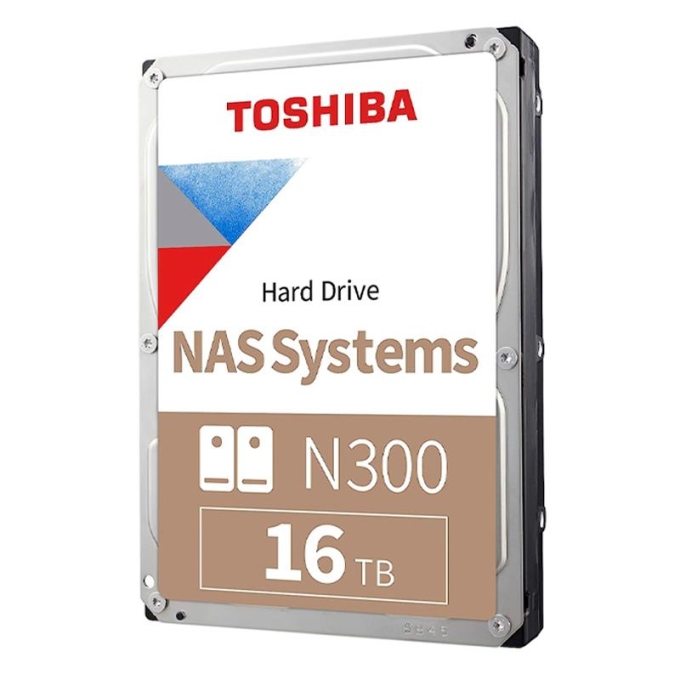Disco duro Toshiba N300 16TB, SATA 6.0Gb/s, NAS, 512MB Cache, 7200RPM, 3.5pulgadas / Toshiba