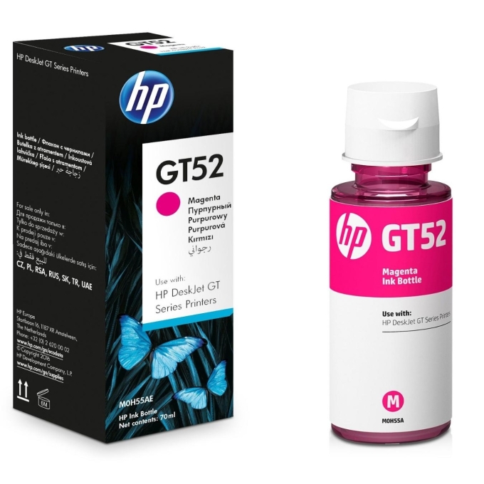 Botella De Tinta HP GT52 Magenta (M0H55AL) 70 ML / HP