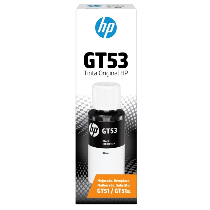 Botella De Tinta HP GT53 BLACK (1VV22AL) 90ML / HP