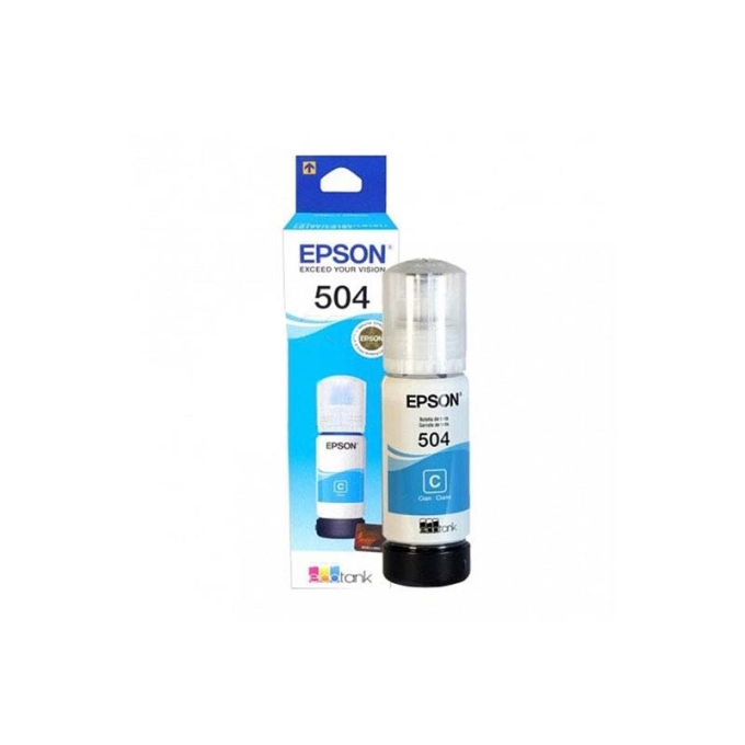 Botella De Tinta EPSON T504220 CYAN / Epson