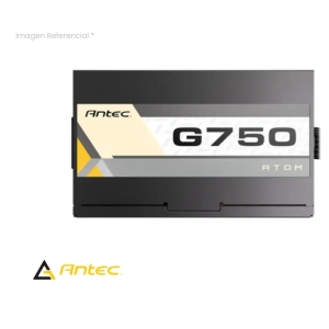 Fuente de Alimentacion Antec Atom G750 EC - 750W, 80+ Gold, Semi-Modular / ANTEC