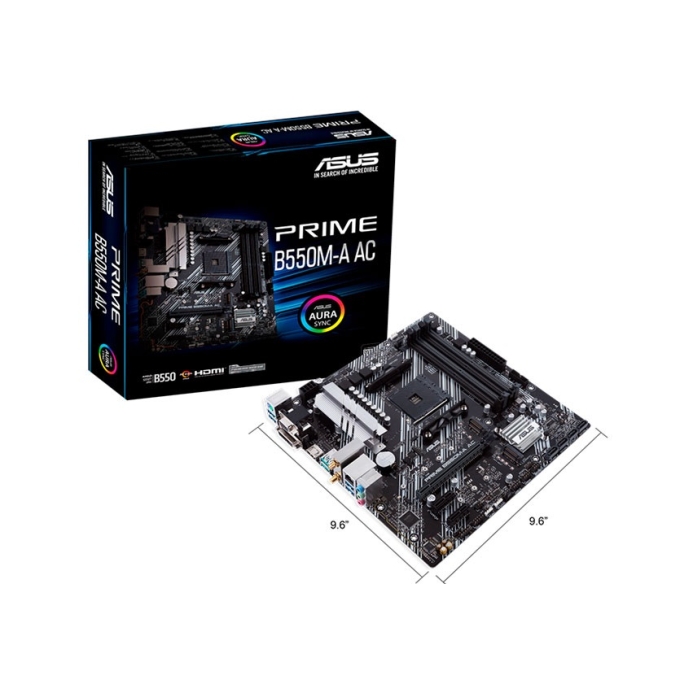 Placa ASUS PRIME AMD B550M-A AC SVL DDR4 AMD AM4 / ASUS