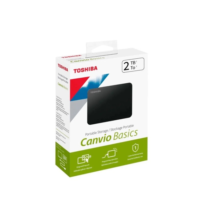 Disco DURO TOSHIBA 2TB Externo CANVIO BASIC 3.0 / Toshiba