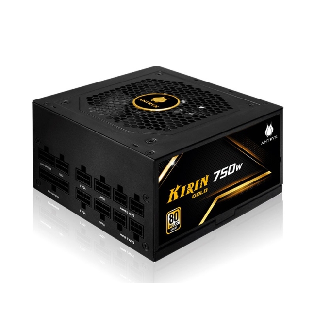 Fuente De Poder ANTRYX 750W KIRIN 80PLUS GOLD LITE (GPW750S) / Antryx