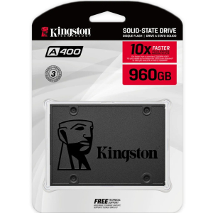 Disco Duro Solido SSD 960Gb Kingston A400 SATA3 2.5 SA400S37 interno