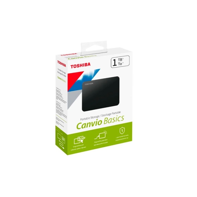 Disco Duro Externo 1Tb Toshiba CANVIO BASIC 3.0 / Toshiba