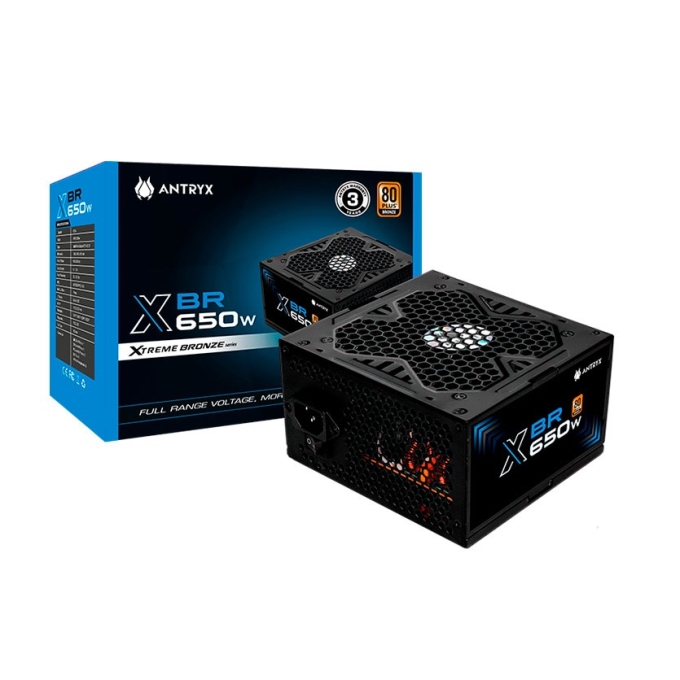 Fuente De Poder ANTRYX XBR-650 80 PLUS BRONZE 650W / Antryx