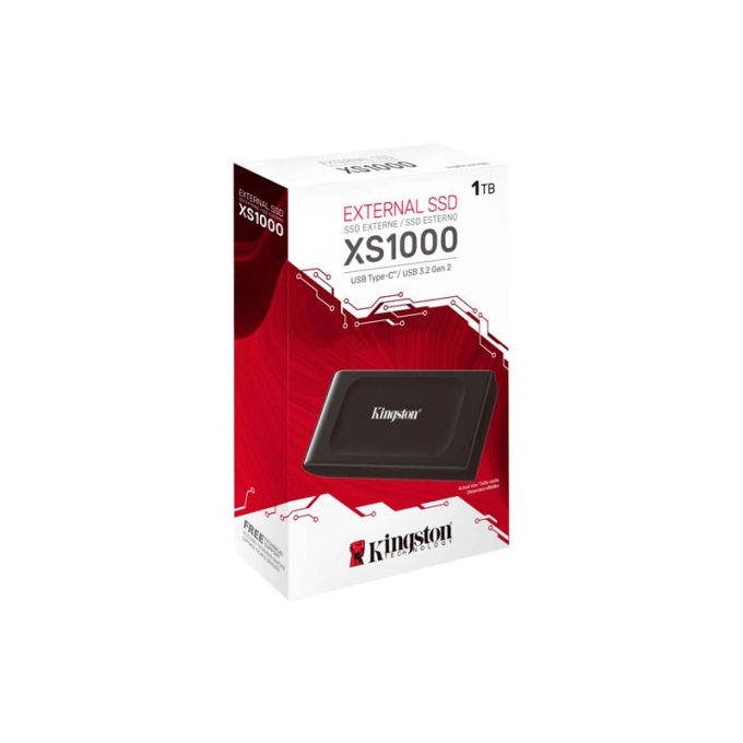 Disco Duro Solido SSD Externo 1Tb Kingston USB-TIPO-C /USB 3.2 SXS1000 / Kingston