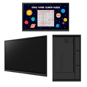 Pizarra digital interactiva LG 98TR3DK-BM, 98 UHD IPS, HDMI, Speaker, Multi-touch