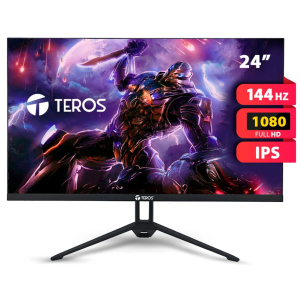 Monitor Teros TE-2417S 23.8pulgadas FHD IPS, 144Hz 1ms, 1920x1080, HDMI, DP, VESA, FreeSync / Teros