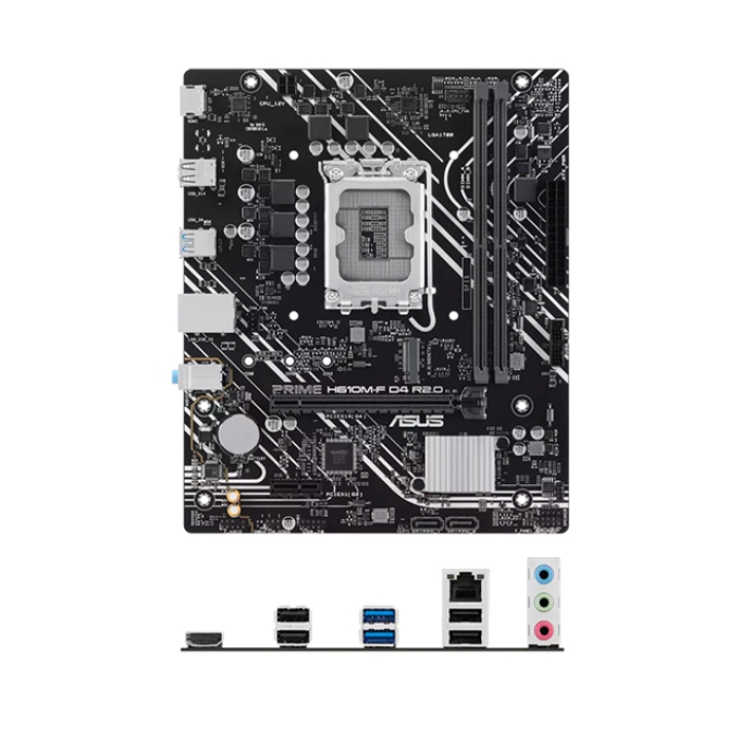 Placa madre Motherboard ASUS PRIME H610M-F D4 R2.0, Chipset Intel H610, LGA1700, micro-ATX / Asus