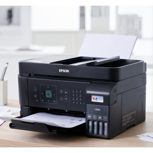 Impresora Multifuncional Epson EcoTank L5590, USB LAN Wi-Fi, 33ppm negro, 20ppm color, ADF 30 paginas / Epson
