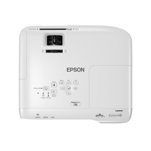 Proyector Epson PowerLite 118 - Proyector 3LCD - portatil 3800 lumenes (blanco)-3800 lumenes (color)-XGA (1024 x 768)-4:3-LAN V11HA03020 / Epson