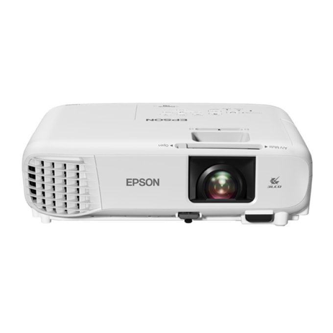 Proyector Epson PowerLite 118 - Proyector 3LCD - portatil 3800 lumenes (blanco)-3800 lumenes (color)-XGA (1024 x 768)-4:3-LAN V11HA03020 / Epson
