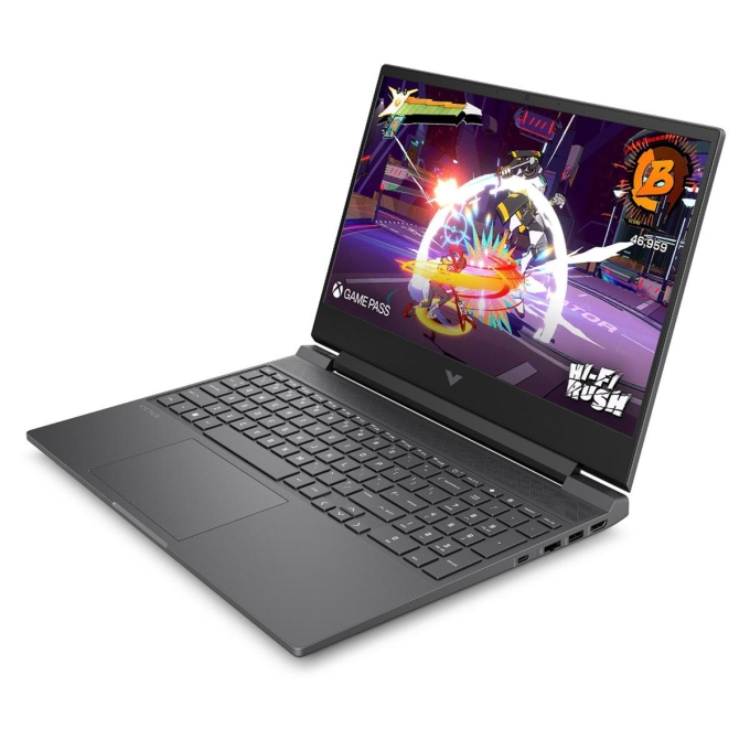 Laptop HP Victus 15, AMD Ryzen7 8845HS, Memoria RAM 16Gb DDR5, Disco Solido 512gb SSD, Video Nvidia RTX 4050 6Gb, Pantalla 15.6pulgadas FHD 144Hz gamer / HP