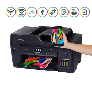 Impresora Multifuncional Brother MFC-T4500DW - A3 Color | Tinta Continua | WiFi | Duplex Automatico / Brother
