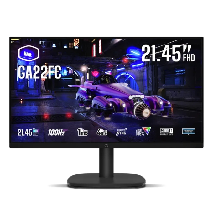 Monitor Cooler Master GA2401 23.8pulgadas FHD 165Hz 1ms FreeSync HDMI + DisplayPort gamer / COOLER MASTER