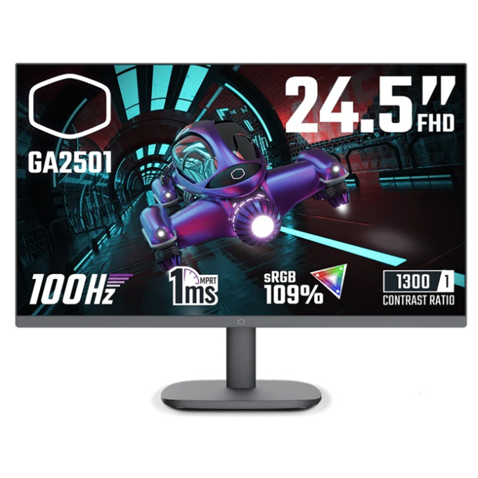 Monitor Cooler Master 24.5pulgadas FHD IPS 100Hz 1ms CMI-GA2501-US gamer / Cooler Master