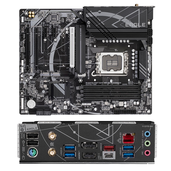 MOTHERBOARD Placa Madre GIGABYTE Z790 EAGLE AX - LGA 1700 | DDR5 | ATX | Wi-Fi 6E / GIGABYTE