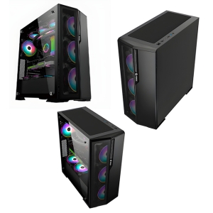 Case Gamer Teros TE1175N, Mid Tower, Negro, USB 3.0, USB 2.0, Audio. / Teros