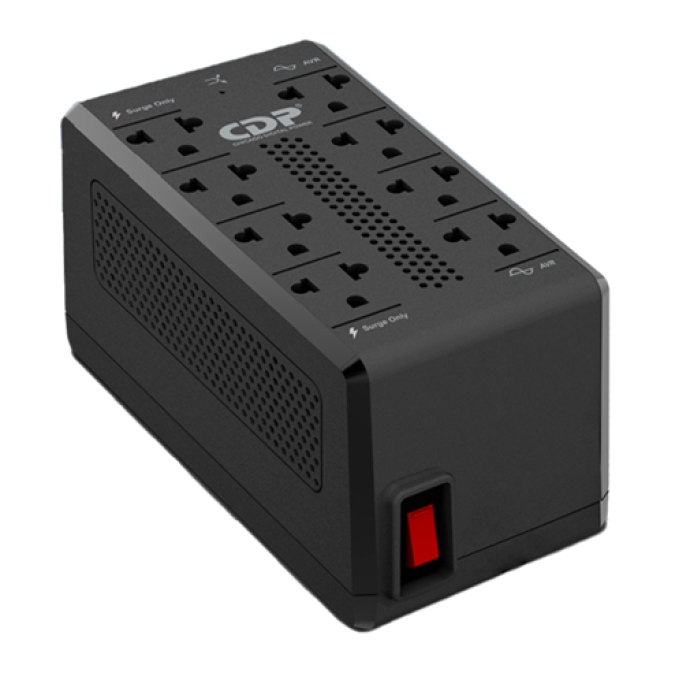 Estabilizador automatico de voltaje con supresion de picos CDP RAVR1008i, 900VA/450Watts / CDP