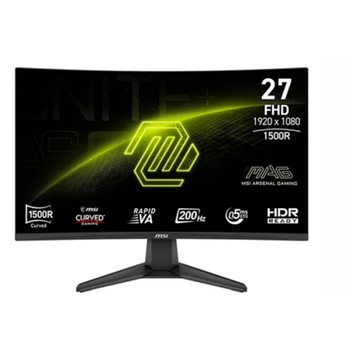 MONITOR MSI - LED-backlit LCD monitor - Curved Screen 27pulgadas-1920 x 1080-MAG 276CXF MAG 276CXF / MSI