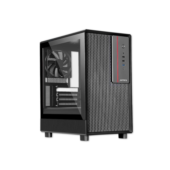 Case ANTRYX XTREME MICRO XM-410 C/F B500W VIDRIO TEMPLADO (AC-XM410-500CP) / Antryx