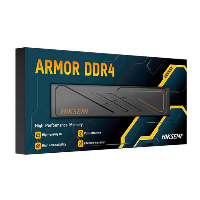 Memoria HIKSEMI 16GB ARMOR DDR4 3200MHZ BLACK HSC46U32D2_16G / HIKSEMI