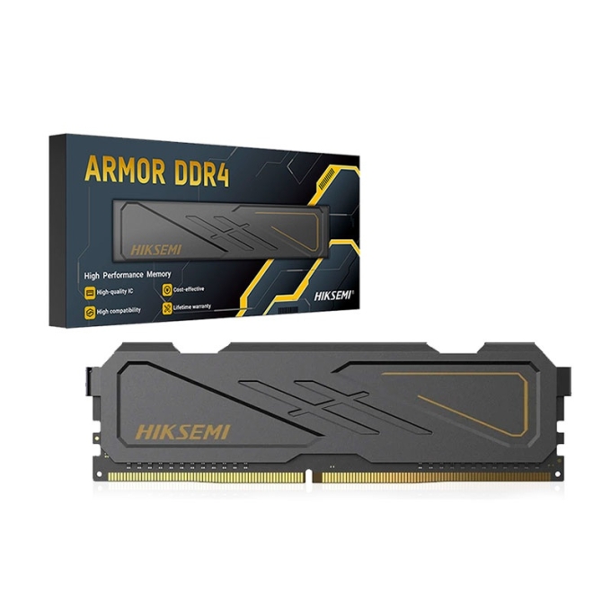 Memoria HIKSEMI 8GB ARMOR DDR4 3200MHZ BLACK HSC408U32D2 / HIKSEMI