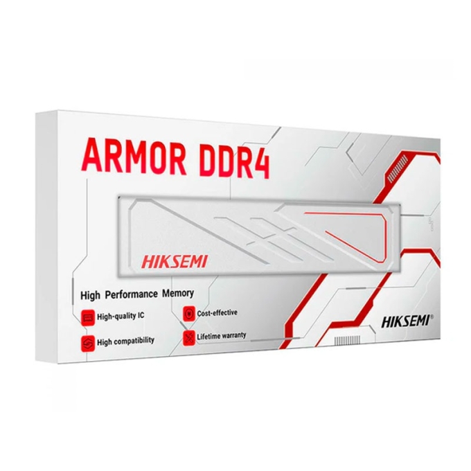 Memoria HIKSEMI 8GB ARMOR DDR4 3200MHZ WHITE HSC408U32E2-8 / HIKSEMI